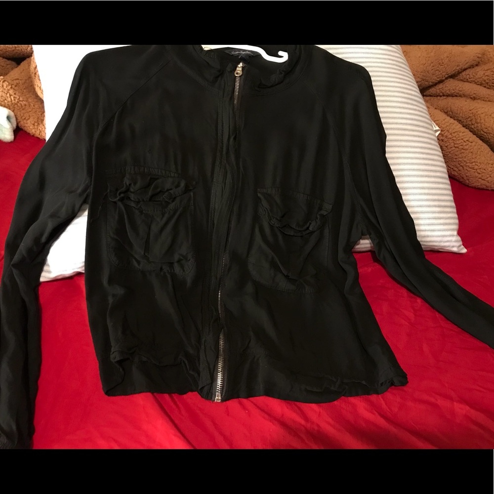 ❌SOLD❌American Eagle black zip up